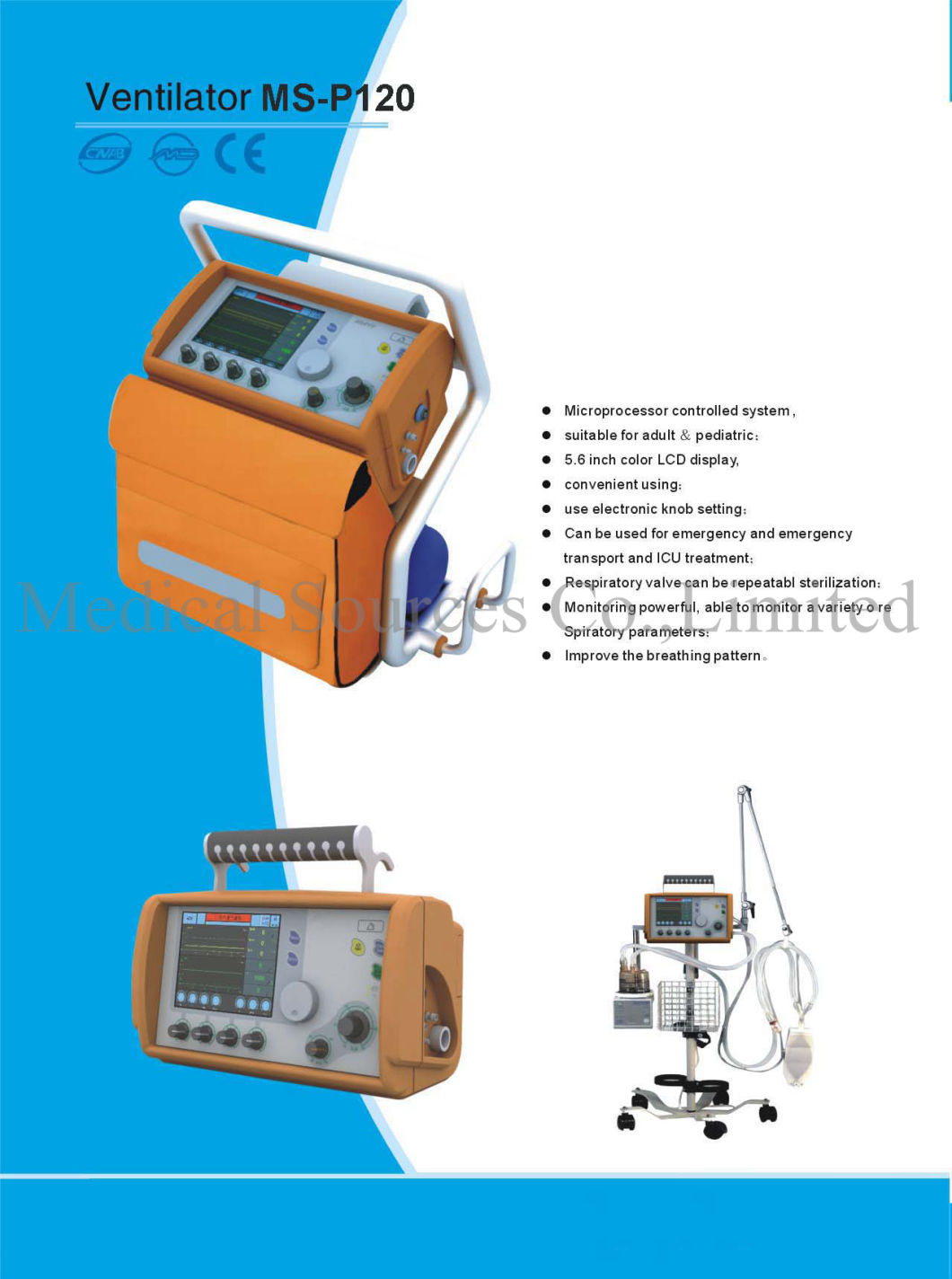 Ms P Medical Use Icu Ambulance Transport Emergency Portable